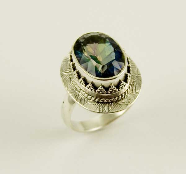 Ring Silver Mystic Topaz