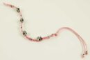 Bracelet Friendship Light Pink 6pcs