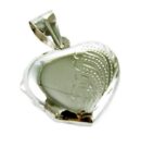 Silver Pendant Locket Heart