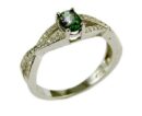Silver Ring Oval Mystic Quartz