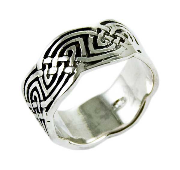 Silver Ring Celtic Weave