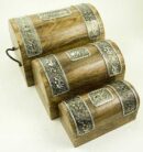 Box Wooden Rounded Chest
