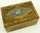 Box Wooden With Elephant