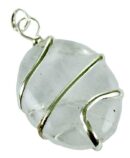 Pendant Stone Cabochon Clear Quartz