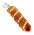 Pendant Stone Orange Jade