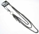 Key Chain Black With Hook