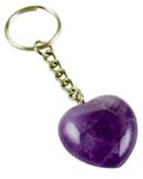 Keyring Heart Amethyst