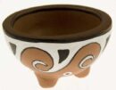 Bowl With Legs Clay