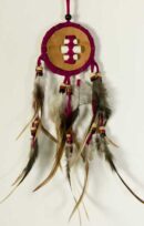 Dream Catcher Keyring Pink