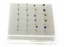 Nose Stud Silver Assorted 20pcs