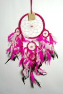 Dream Catcher 4 Circles Pink