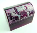 Soapstone Box Chest Purple