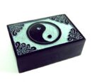 Soapstone Box Ying Yang