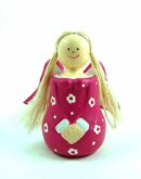 Angel Ball Wooden Magenta