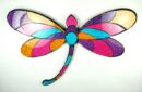 Dragonfly Wooden Mosaic