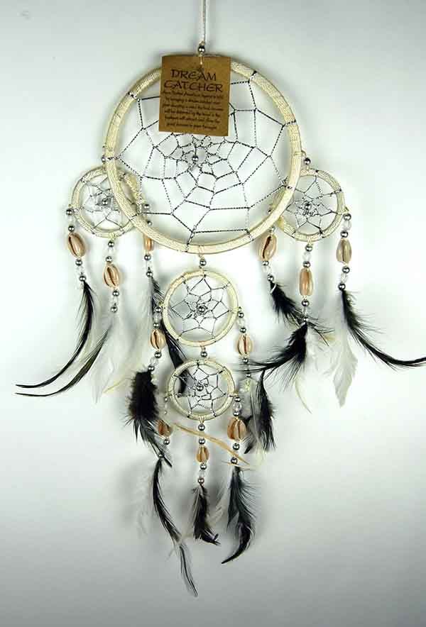 Dream Catcher 4 Circles Natural