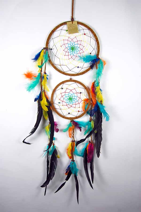 Dream Catcher Brown Double Circle