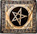 Bedspread Double Star Orange