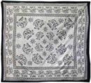 Bedspread Double Elephant Black