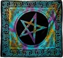 Bedspread Double Star Purple