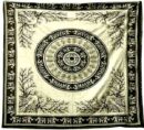 Bedspread Single Tiger Black