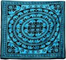 Bedspread Single Elephant Turquoise