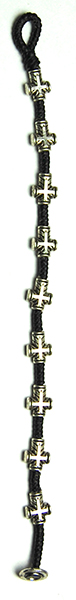 Bracelet Black Cord Cross