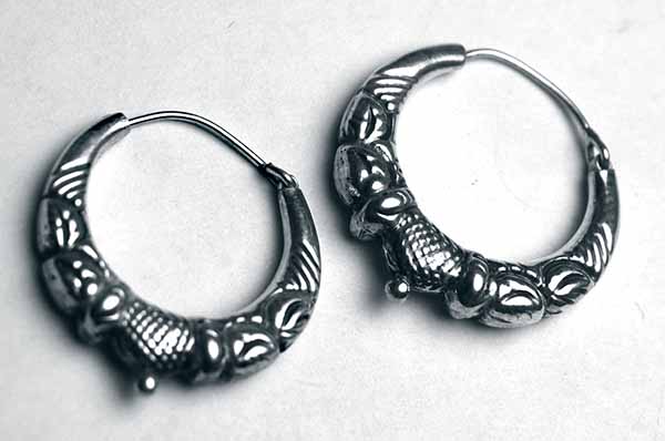 Silver Earring Claddagh Style
