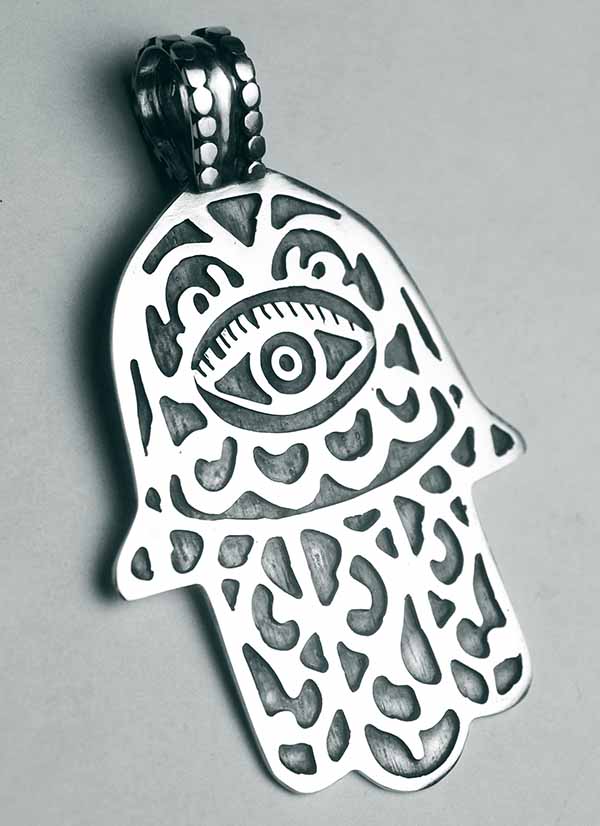 Silver Pendant Fatima Hand