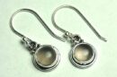 Silver Earring Rose Quartz