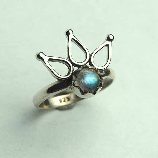 Silver Ring Rainbow Crown