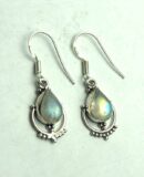 Silver Earring Rainbow