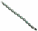 Silver Bracelet Marcasite Opal
