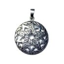 Silver Pendant Pentagram Rope