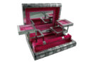 Box Jewellery Metal Pink 11X8 Inch