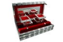 Box Jewellery Metal Rose 15X8 Inch