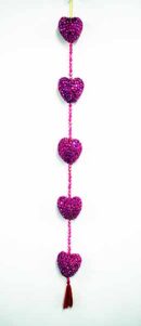 Mobile Heart With Sequins