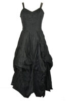 Dress long Polysilk in Black