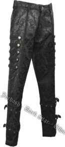 Trouser Brocade Black Size 40