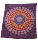 Bedspread Double Mandala Maroon