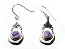 Silver Earring Amethyst