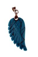 Pendant Wing Howlite 35mm