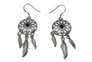 Earring Dream Catcher Black
