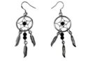 Earring Dream Catcher Black