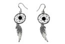 Earring Dream Catcher Black