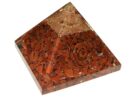 Pyramid Orgone Red Jaspe 8.5cm