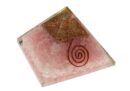 Pyramid Orgone Rose Quartz 8.5cm
