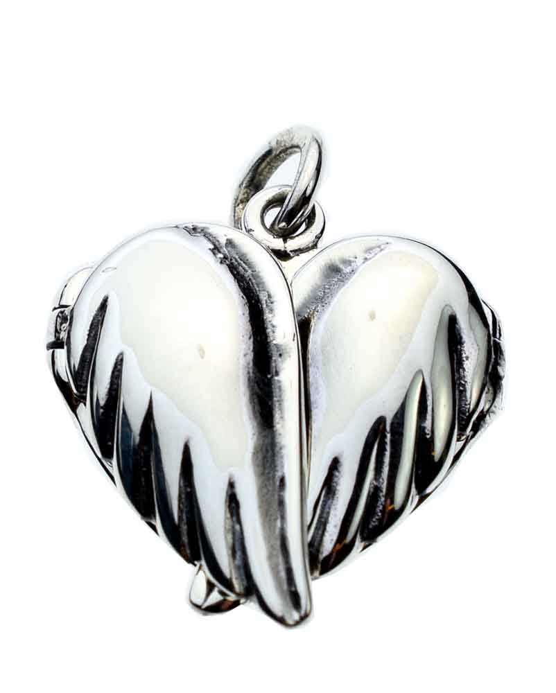 Silver Pendant Locket Heart