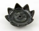 Lotus With Glass Black W5.3cm 2pcs
