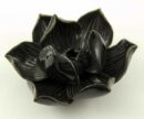 Incense Holder Lotus Black